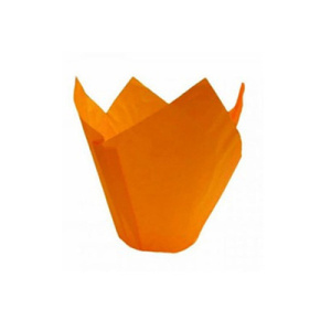 Tulipas de Papel Pequenas Laranja +/-20 uni