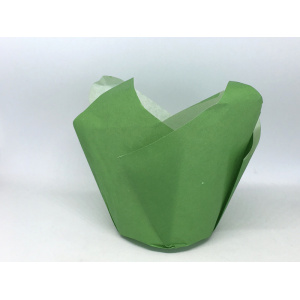 Tulipas Papel Verde Peq. (+-100 unid)