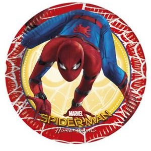 Pratos Homem Aranha 8 uni