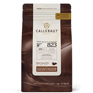 Pastilhas Callebaut 823 Leite 33,6% - 1Kg