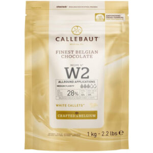 Pastilhas Callebaut W2 Branco 28% - 1Kg