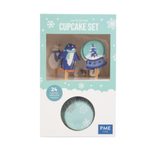 Cupcake Set - Let it Snow PME
