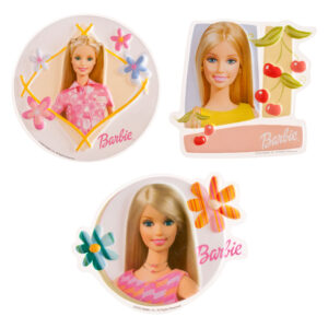 Silhuetas de Plástico Barbie 3 Modelos Uni
