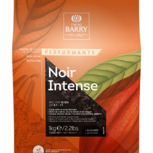 Cacau em Pó Black Noir Intense 100% 1Kg Cacao Barry