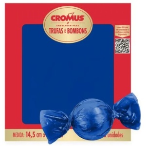 Embalagem para Trufas e Bombons - Azul